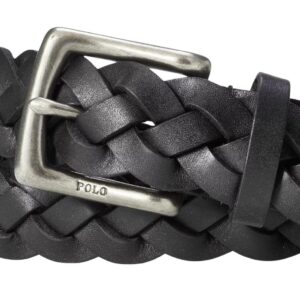 RALPH LAUREN BRAID CALFSKIN BELT