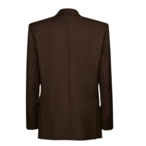 MAGDA BUTRYM BOXY OVERSIZED BLAZER IN BROWN