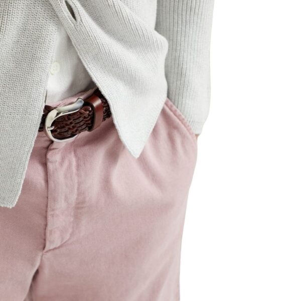 BRUNELLO CUCINELLI BRAIDED PUNCHED CALFSKIN BELTS - Image 3