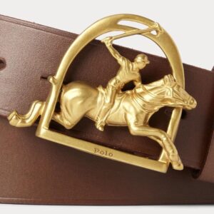 RALPH LAUREN EQUESTRIAN BUCKLE LEATHER BELT