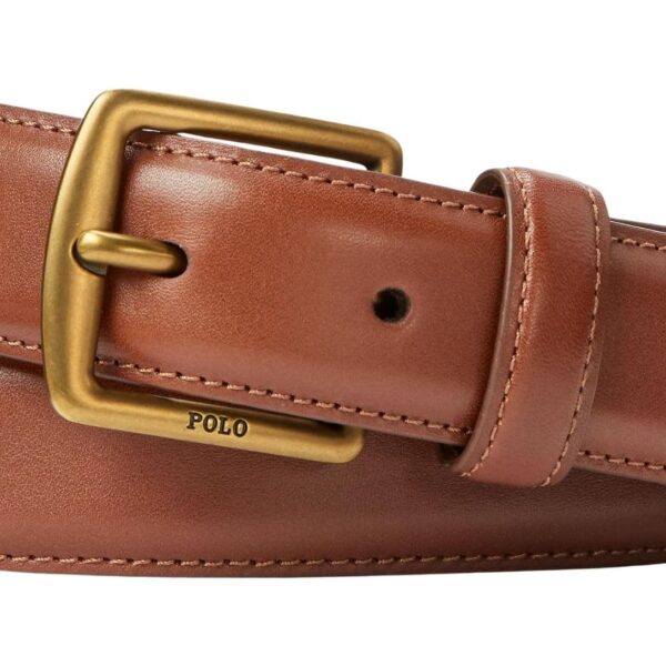 RALPH LAUREN Full GRAIN LEATHER DRESS BELT - Image 2