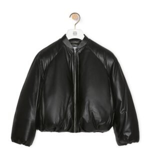 LOEWE PADDED BOMBER JACKET IN NAPPA LAMBSKIN
