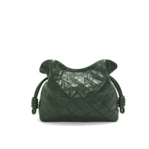 LOEWE FLAMENCO CLUTCH BAG IN PLEATED LAMBSKIN