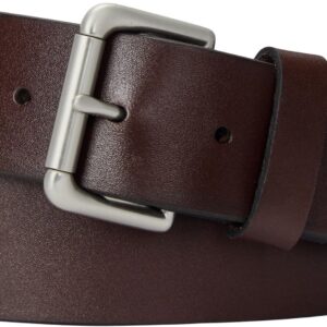 RALPH LAUREN LEATHER ROLLER-BUCKLE BELT