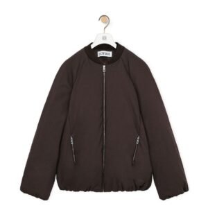 LOEWE PADDED BOMBER JACKET IN TECHNICAL COTTON