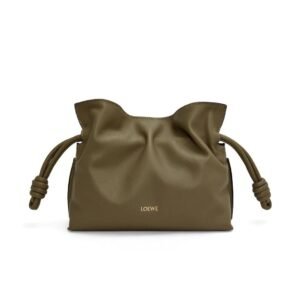 LOEWE MINI FLAMENCO CLUTCH BAG IN CALFSKIN NAPPA