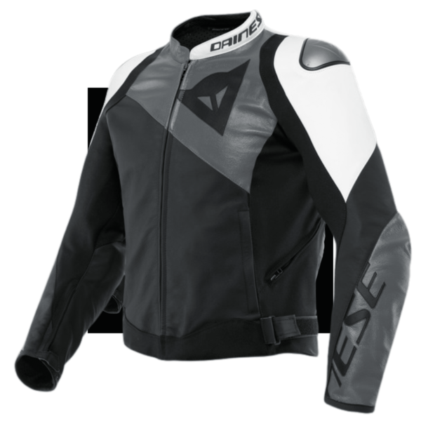 DAINESE SPORTIVA LEATHER JACKET WHITE