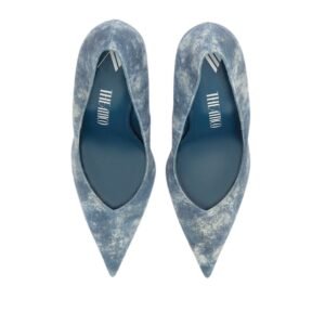 THE ATTICO ”CHEOPE” BLUE DENIM PUMP