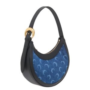 MARINE SERRE DEADSTOCK DENIM MINI ECLIPS BLUE