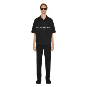 GIVENCHY BOXY FIT HAWAIIAN SHIRT IN POPLIN