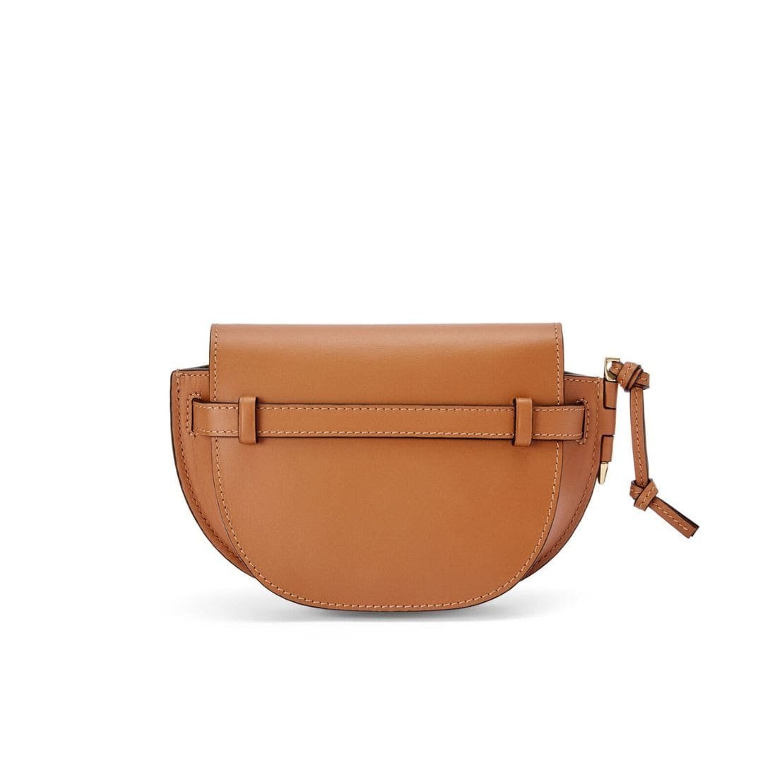 LOEWE GATE DUAL MINI BAG IN SOFT CALFSKIN AND JACQUARD - Image 6