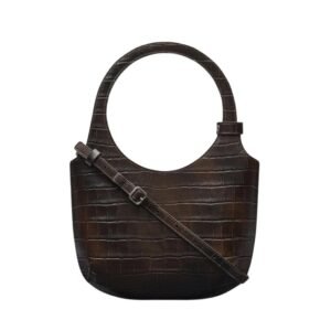 COURREGES HOLY CROCO STAMPED BAG