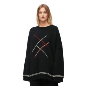 LOEWE WOOL AND ALPACA DIAMOND SWEATER