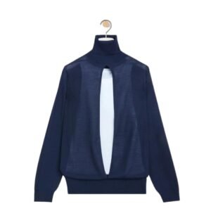 LOEWE DOUBLE LAYER WOOL SWEATER