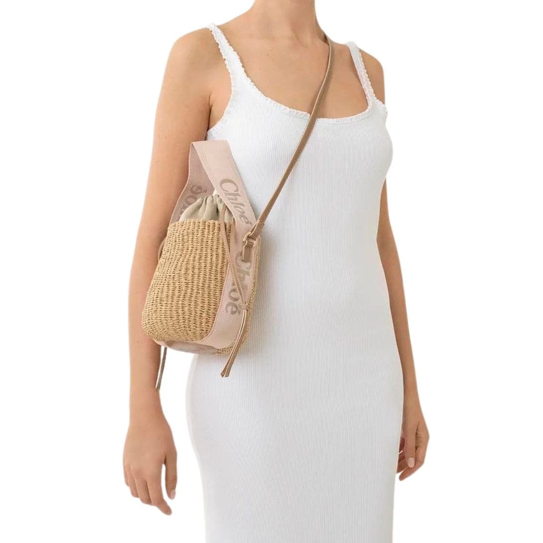 CHLOE SMALL WOODY BASKET BLUSHY BEIGE - Image 3