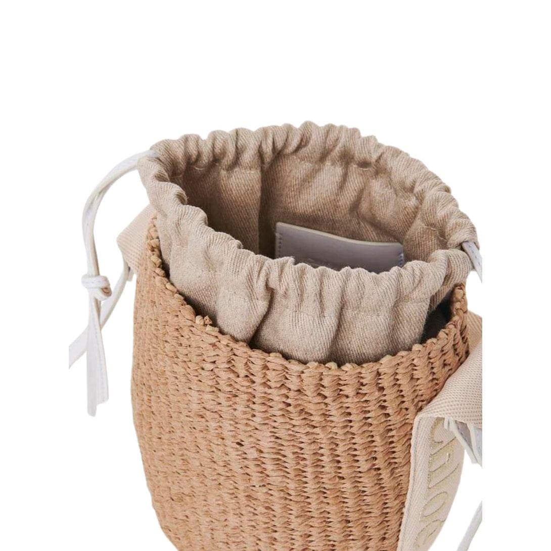 CHLOE SMALL WOODY BASKET GOLD - Image 3