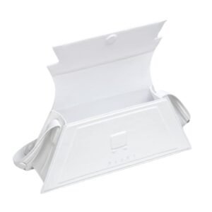 MARNI MEDIUM TRUNKOISE BAG IN SMOOTH WHITE LEATHER