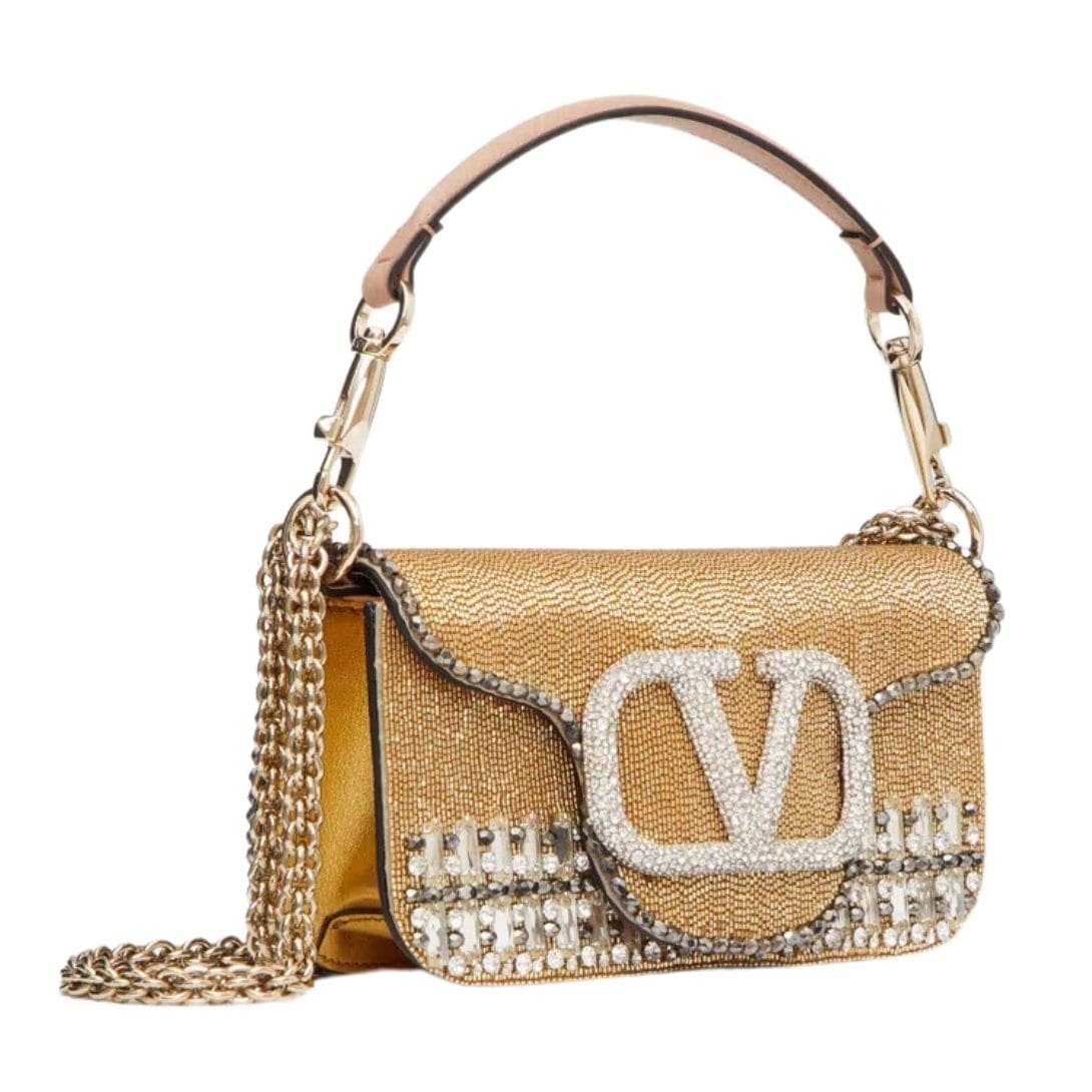 VALENTINO GARAVANI LOCÒ EMBROIDERED SMALL SHOULDER BAG - Image 3
