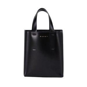 MARNI MUSEO MINI BAG IN BLACK LEATHER