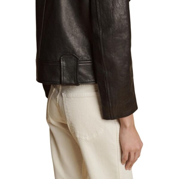 KHAITE THE LAYBIN JACKET IN BLACK LEATHER - Image 4