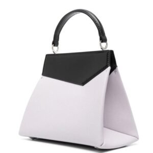 MAISON MARGIELA LOGO-PLAQUE LEATHER TOTE BAG