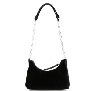 MAISON MARGIELA GLAM SLAM VELVET SHOULDER BAG