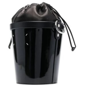 MAISON MARGIELA MEDIUM FIRE LEATHER BUCKET BAG
