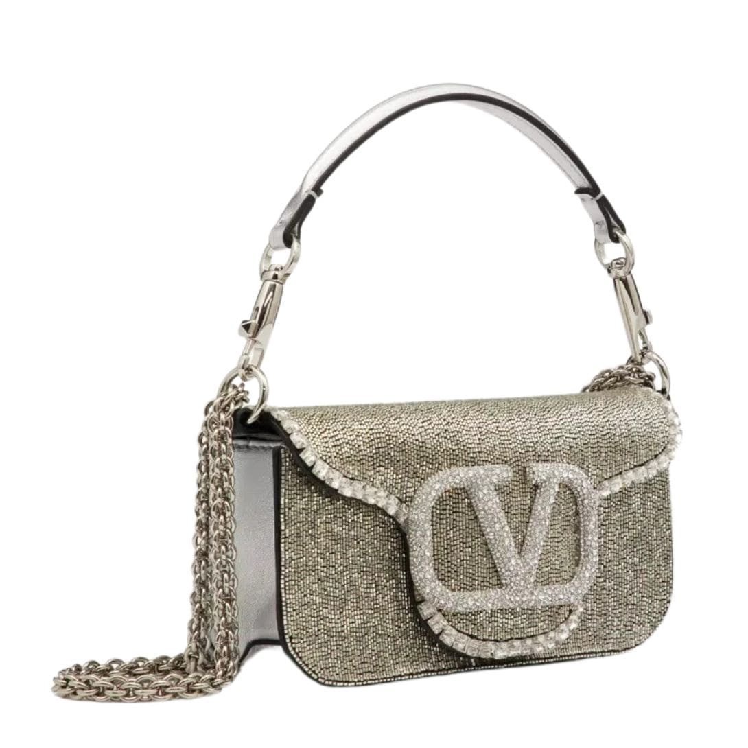 VALENTINO GARAVANI LOCÒ EMBROIDERED SMALL SHOULDER BAG - Image 5