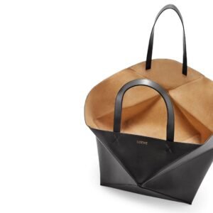 LOEWE PUZZLE FOLD TOTE XXL BAG IN SHINY CALFSKIN
