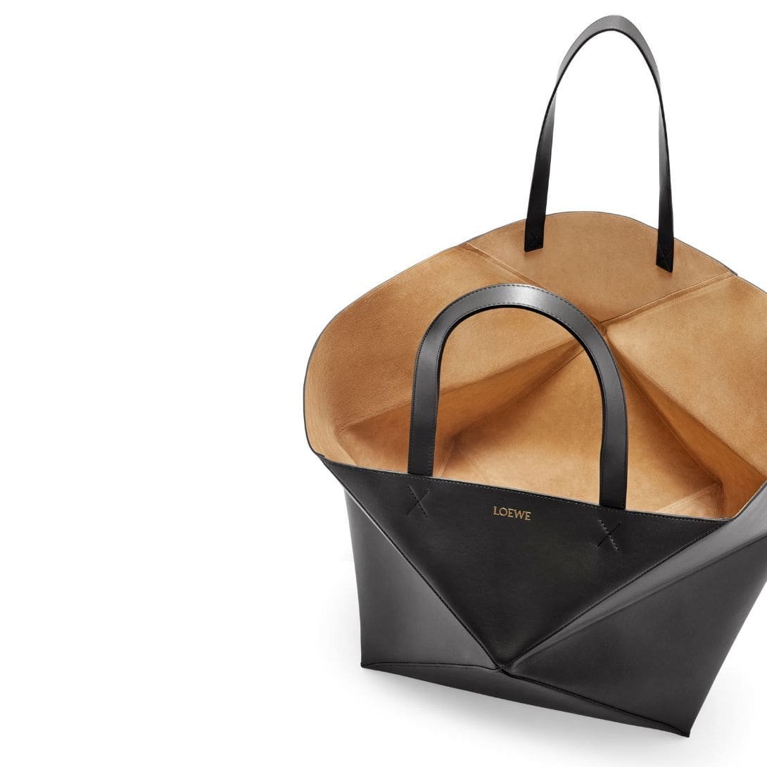 LOEWE PUZZLE FOLD TOTE XXL BAG IN SHINY CALFSKIN - Image 2