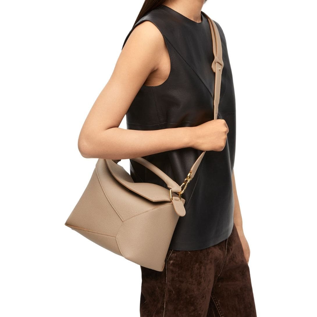 LOEWE LARGE PUZZLE BAG IN SOFT GRAINED CALFSKIN - Image 8