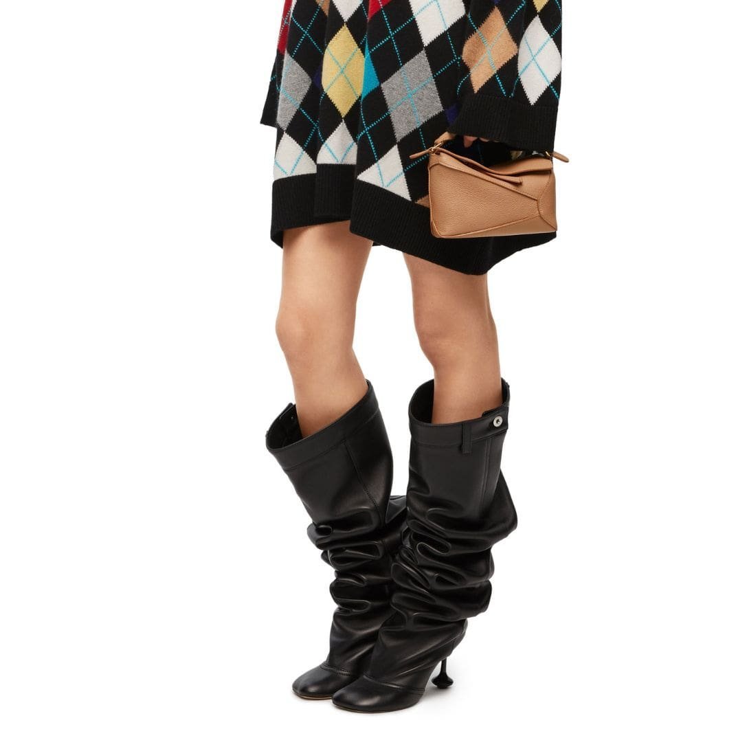 LOEWE MINI PUZZLE BAG IN SOFT GRAINED CALFSKIN - Image 7