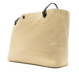 MAISON MARGIELA EMBOSSED LOGO-PATCH TOTE BAG