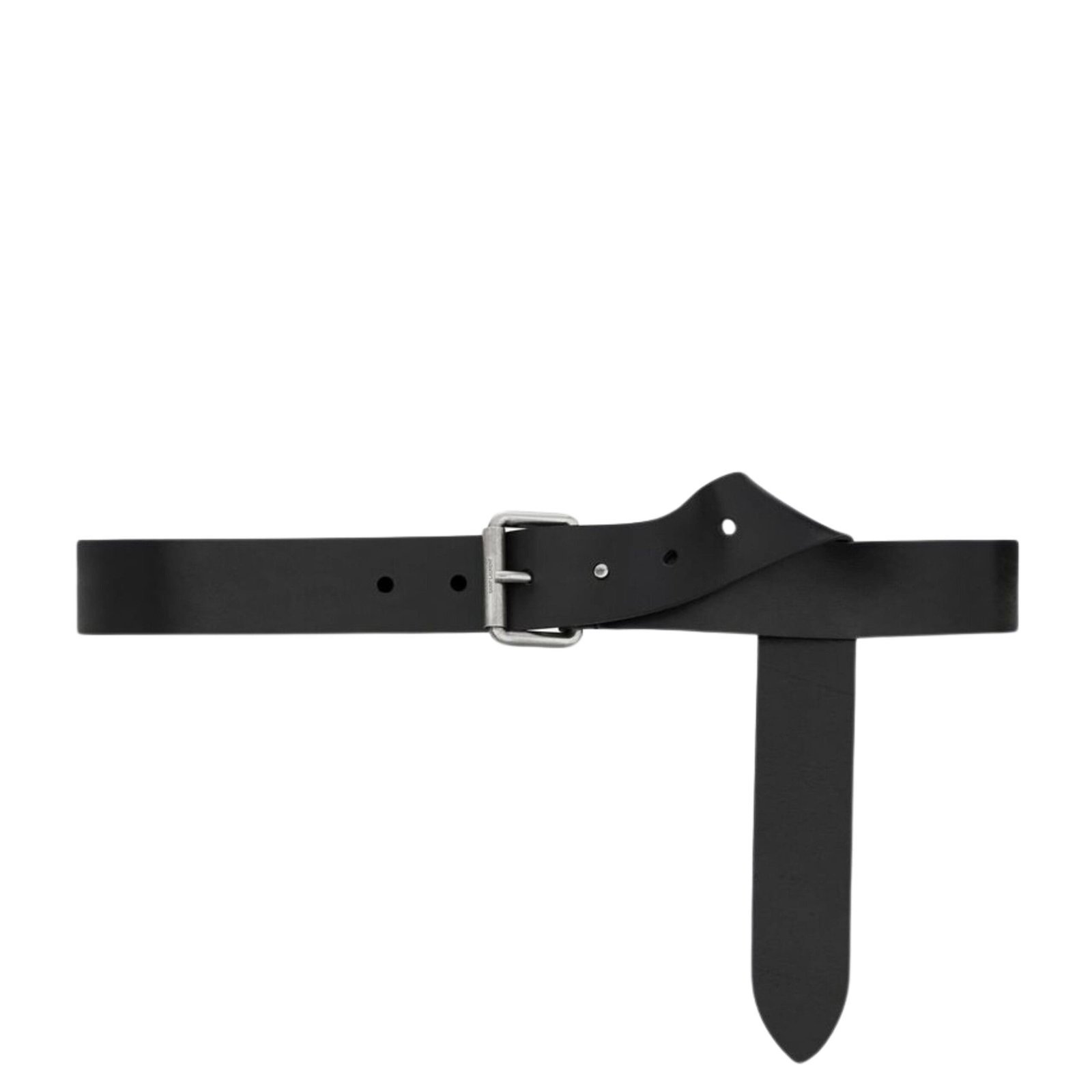 SAINT LAURENT MOTORCYCLE BELT IN VEGETABLE TANNED LEATHER - Image 2