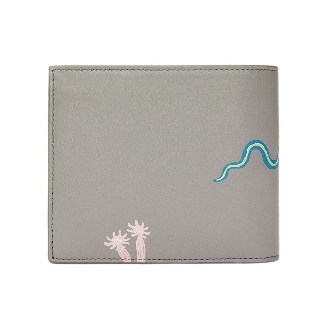 LOEWE EELS BIFOLD WALLET WITH COIN PURSE IN SATIN CALFSKIN - Image 2