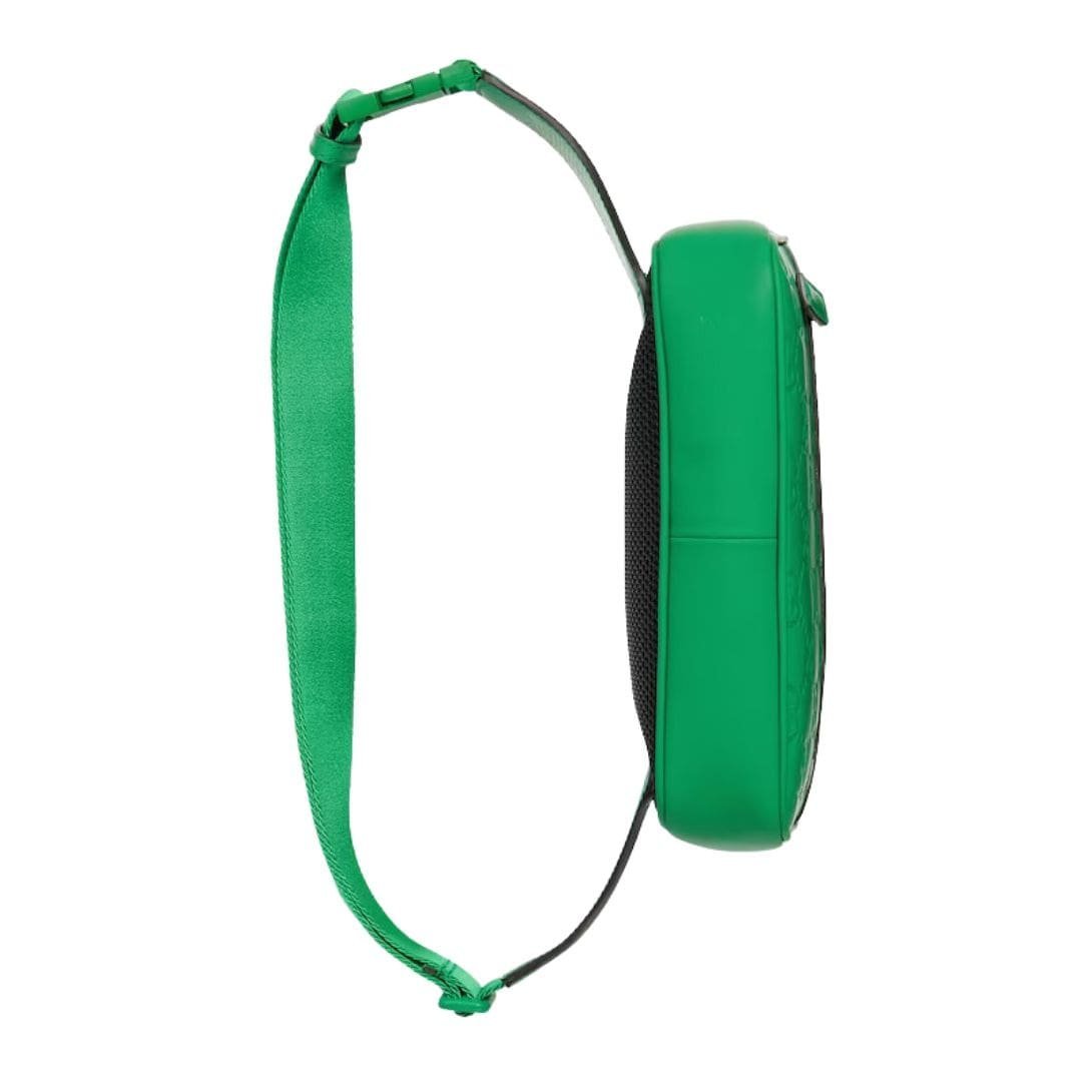 GUCCI GG RUBBER EFFECT BELT BAG IN GREEN - Image 7