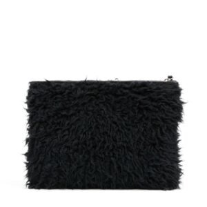 MAISON MARGIELA FAUX-FUR CLUTCH BAG