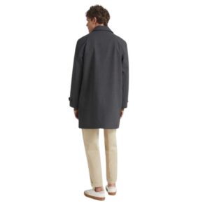 YVES SALOMON TECHNICAL COLD WOOL MAC COAT