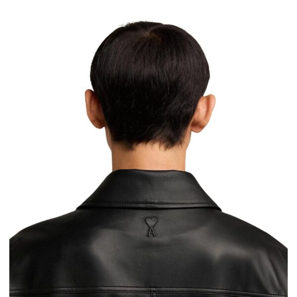 AMI ZIPPED JACKET IN BLACK - Image 5