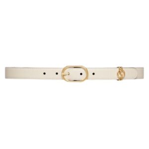 GUCCI BELT WITH ROUND INTERLOCKING G