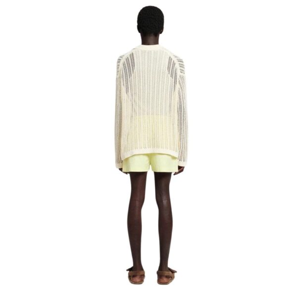 NANUSHKA JISKE CROCHET SHIRT WHITE - Image 6