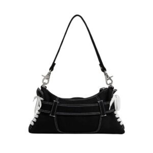 GOTHIC DSQUARED2 DENIM SHOULDER BAG