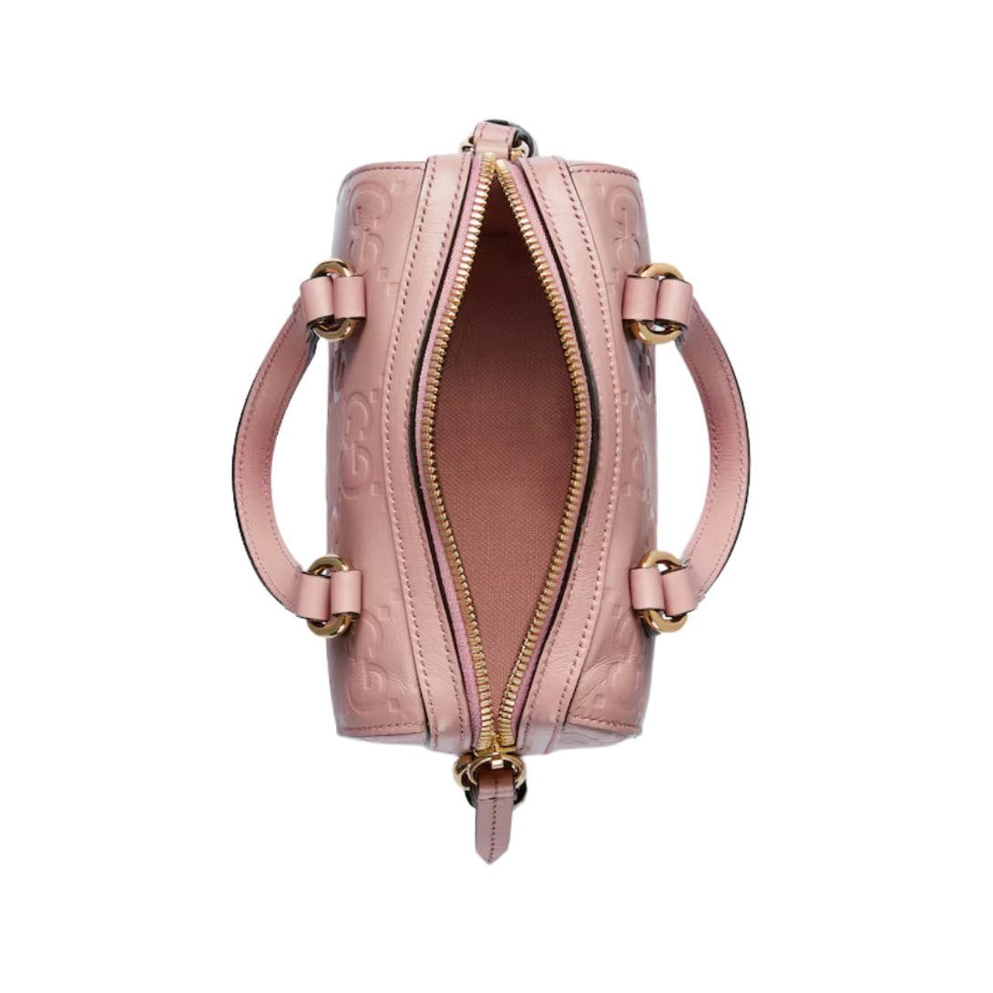 GUCCI GG SUPER MINI TOP HANDLE BAG IN ROSE BEIGE - Image 6