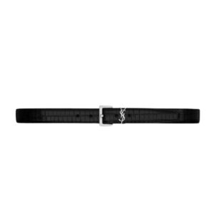 SAINT LAURENT CASSANDRE BELT IN SMOOTH LEATHER