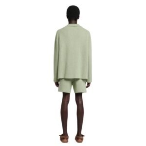 NANUSHKA WALYER TERRY-KNIT SHORTS FADED SAGE