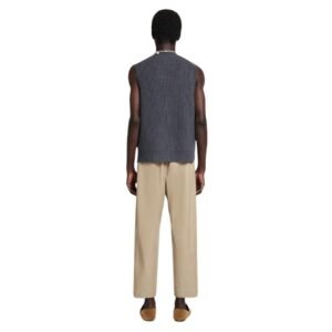 NANUSHKA TERENCE CASHMERE-BLEND VEST SCHOOLGREY