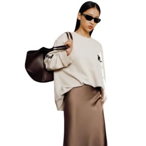 NANUSHKA REMY FLEECE SWEATSHIRT NUDE