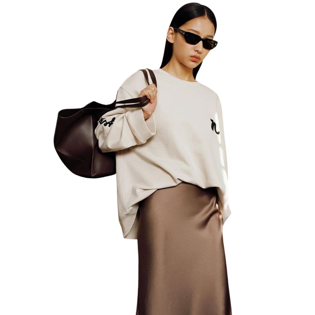 NANUSHKA REMY FLEECE SWEATSHIRT NUDE - Image 2