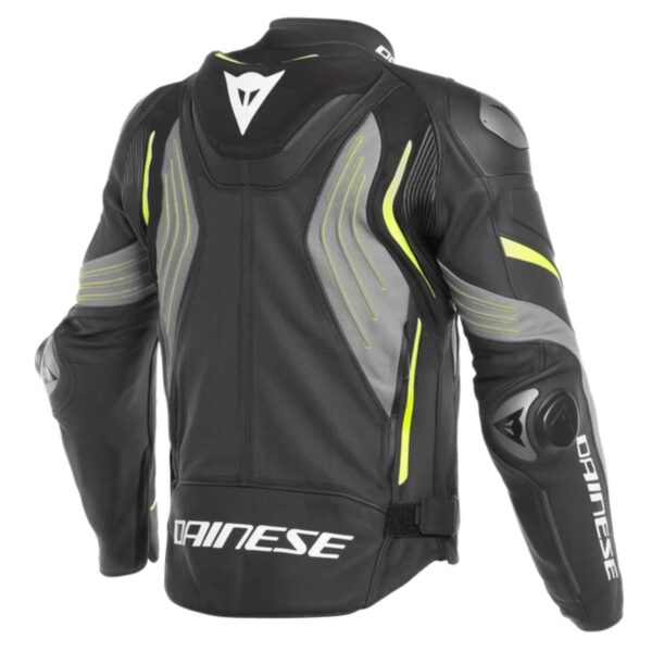 DAINESE SUPER SPEED 3 PERFORATED LEATHER JACKET BLACK - Image 2