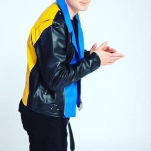 MULTI COLOR MEN’S LEATHER JACKET